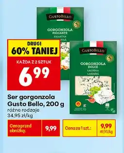 Biedronka Ser gorgonzola piccante Gusto Bello oferta