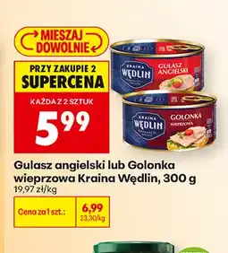 Biedronka Gulasz angielski Kraina Wędlin oferta