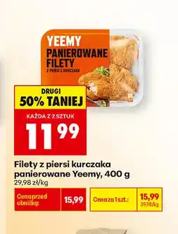 Biedronka Filety z piersi kurczaka panierowane Yeemy oferta