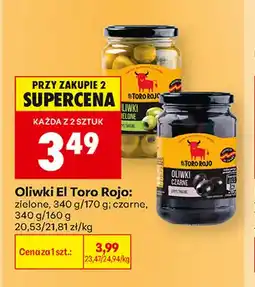 Biedronka Oliwki czarne El Toro Rojo oferta