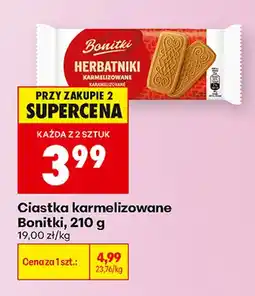 Biedronka Ciastka karmelizowane Bonitki oferta