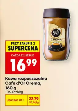 Biedronka Kawa rozpuszczalna Cafe d'Or Crema oferta