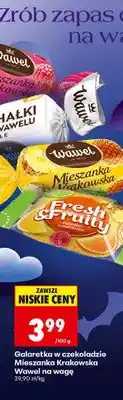 Biedronka Galaretka w czekoladzie Mieszanka Krakowska Wawel na wagę oferta