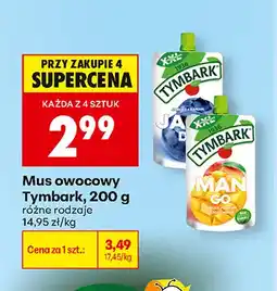 Biedronka Mus owocowy Tymbark oferta
