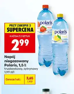 Biedronka Napój niegazowany Polaris truskawkowy oferta