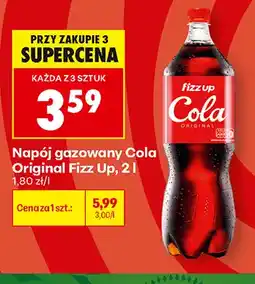 Biedronka Napój gazowany Cola Original Fizz Up oferta