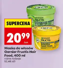 Biedronka Maska do włosów Garnier Fructis Hair Food oferta