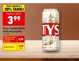Biedronka Piwo Tyskie Białe oferta