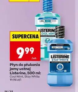 Biedronka Płyn do płukania jamy ustnej Listerine Cool Mint oferta