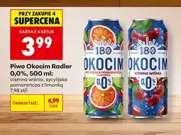 Biedronka Piwo bezalkoholowe Okocim Radler ciemna wiśnia oferta