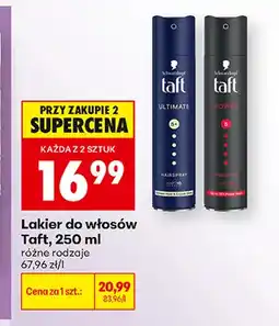 Biedronka Lakier do włosów Taft oferta