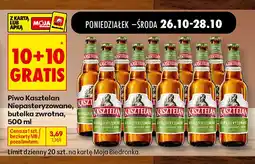 Biedronka Piwo Kasztelan Niepasteryzowane oferta