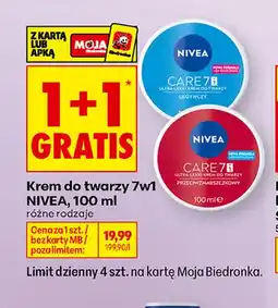 Biedronka Krem do twarzy 7w1 odżywczy Nivea oferta