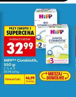 Biedronka Mleko modyfikowane HiPP 2 Combiotik oferta