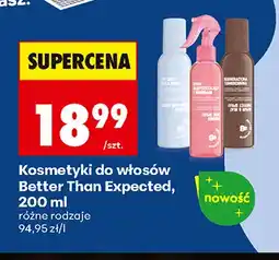 Biedronka Kosmetyki do włosów Better Than Expected oferta