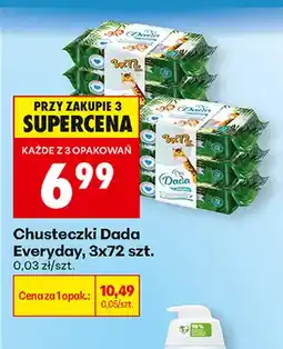 Biedronka Chusteczki Dada Everyday 3-pak oferta