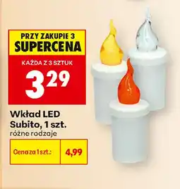 Biedronka Wkład LED Subito oferta
