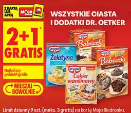 Biedronka Wszystkie ciasta i dodatki Dr. Oetker oferta