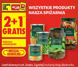 Biedronka Wszystkie produkty Nasza Spiżarnia oferta