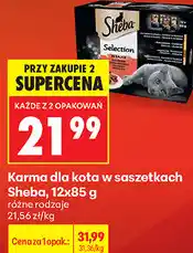 Biedronka Karma dla kota w saszetkach Sheba oferta