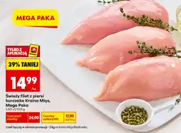 Biedronka Świeży filet z piersi kurczaka Kraina Mięs, Mega Paka oferta