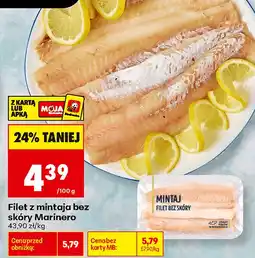 Biedronka Filet z mintaja bez skóry Marinero oferta