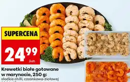 Biedronka Krewetki białe gotowane w marynacie Marinero oferta
