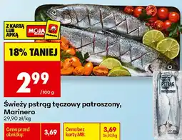 Biedronka Świeży pstrąg tęczowy patroszony, Marinero oferta
