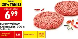 Biedronka Burger wołowy Kraina Mięs oferta