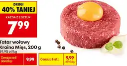 Biedronka Tatar wołowy Kraina Mięs oferta