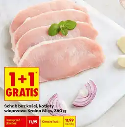 Biedronka Schab bez kości, kotlety wieprzowe Kraina Mięs oferta