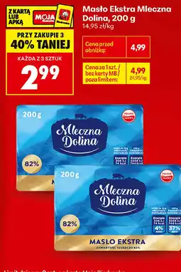 Biedronka Masło Ekstra Mleczna Dolina oferta