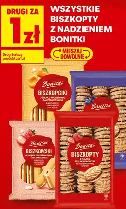 Biedronka Wszystkie biszkopty z nadzieniem Bonitki oferta