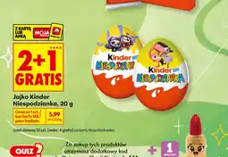 Biedronka Jajko Kinder Niespodzianka oferta