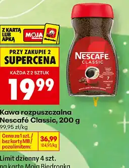 Biedronka Kawa rozpuszczalna Nescafé Classic oferta