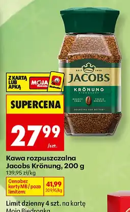 Biedronka Kawa rozpuszczalna Jacobs Krönung oferta