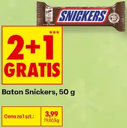 Biedronka Baton Snickers oferta