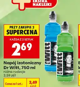 Biedronka Napój izotoniczny Dr Witt oferta