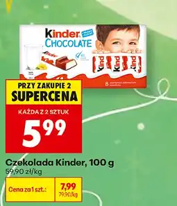 Biedronka Czekolada Kinder oferta