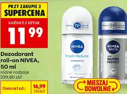 Biedronka Dezodorant roll-on NIVEA oferta