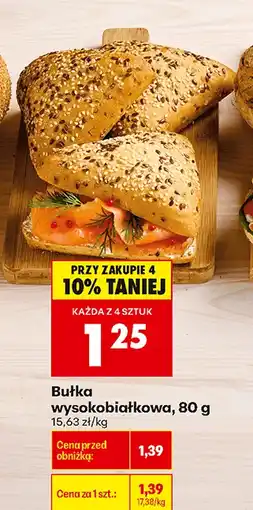 Biedronka Bułka wysokobiałkowa oferta