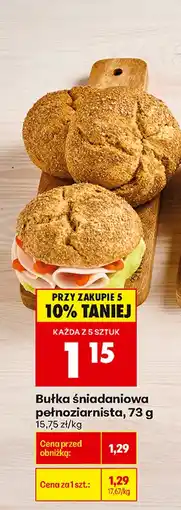 Biedronka Bułka śniadaniowa pełnoziarnista oferta