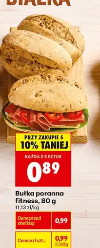 Biedronka Bułka poranna fitness oferta