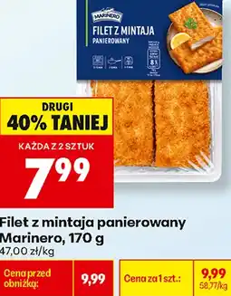 Biedronka Filet z mintaja panierowany Marinero oferta