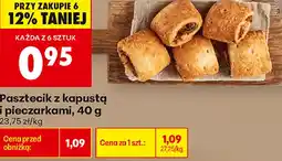 Biedronka Pasztecik z kapustą i pieczarkami oferta