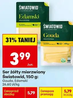 Biedronka Ser żółty mierzwiony Światowid oferta