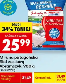 Biedronka Miruna patagońska filet ze skórą Abramczyk oferta