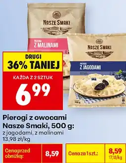 Biedronka Pierogi z owocami Nasze Smaki oferta