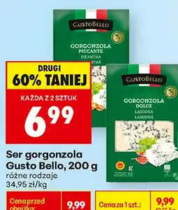 Biedronka Ser gorgonzola Gusto Bello oferta