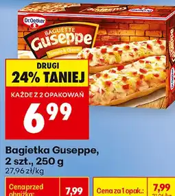 Biedronka Bagietka Guseppe, 2 szt., 250 g Dr. Oetker oferta